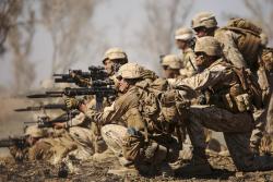 militaryarmament:  Marines with Company B, 1st Battalion, 1st