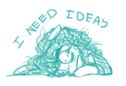 I am having the worst time coming up with ideas on what to draw.WHAT