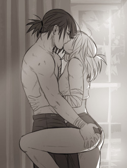 thatismyninjawaytoo:  dymx:  ‘kay.Ponytail buff sasusaku and