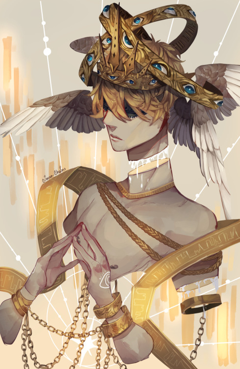 crimson-chains:YE!!!!Super proud of this one!!! ^w^The eye crowns