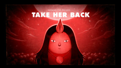Take Her Back (Stakes Pt. 6) - title carddesigned and painted