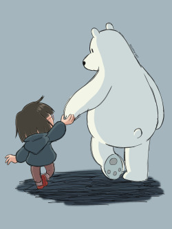 animyx-art:  WBB: Chloe & Ice Bear A doodle based on the