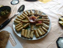 travels-and-treasures:  My home-made Lumpiang Shanghai and spicy