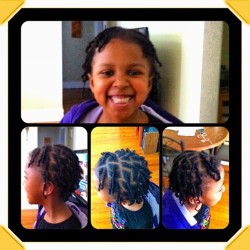 Beja got twists yesterday. #cutie #family #hairstyle #TheJrs