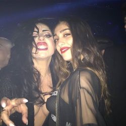 madonnauniverse:  Lola and #LadyGaga at the #MetGala after party