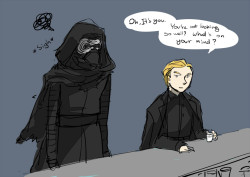 dc9spot:  Kylo Ren dealing with his adolescent stage…. In his