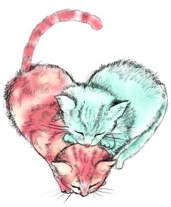 Kitten hearts!
