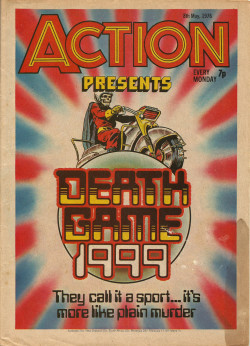 Cover to Action comic 8th May, 1976 (IPC Magazines).From 30th