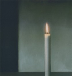 art-history:  Gerhard Richter German, born 1932  Kerze (Candle),