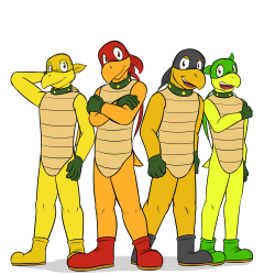 The Koopa Bros. from Paper MarioI’m playin’ the game again