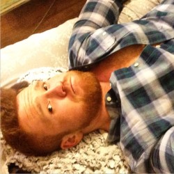 thegingerium:  Soooo pooped. #ginge #gaybear #gaycub #tiredaf