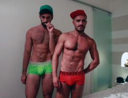 bahamvt:  Me and my friend Anthony cosplaying as Mario and Luigi