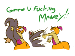 dragons-and-art:  angry and squeaky i have been laughing at this