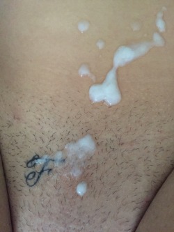 germasian-couple:  Money shot  We love it messy 😍. Thank you