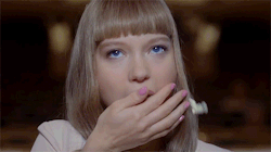 supermodelgif:Léa Seydoux for Prada Candy by Wes Anderson and
