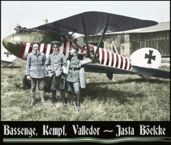 greatwar-1914: Pilots from Oswald Boelcke’s elite fighter squadron,