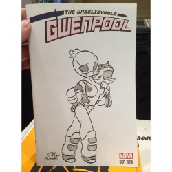 jayfosgitt:A sketch cover commission for a more curvaceous Gwenpool