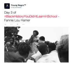 actjustly:Day 3 of #BlackHistoryYouDidntLearnInSchool - Fannie