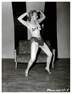 Paula Uhsan shakes it up! From a 50’s-era photo series shot