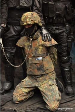 muzzlesandstraitjackets: I was obsessed with military uniforms.