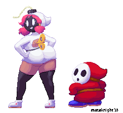 itdontevenmata:   Shy-Bomb and her Shy Guy friend doin’ a little