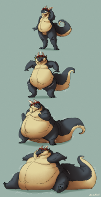 naschamsant:  i drew a really cute expansion sequence for a commission ∠(