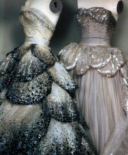  Gowns by Christian Dior, circa 1949. 