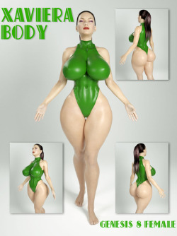  Xaviera Body is a slider morph and shape preset for Genesis
