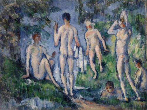 the-barnes-art-collection:Group of Bathers (Groupe de baigneurs)