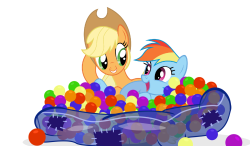 roguebronydom:  The Ashleigh Ball Pit. I regret nothing,  ….