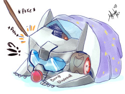 mema-dumpster:  Before to go to bed, i wanna poke tailgate xD