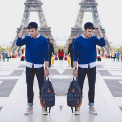 digitaldowntown:  Eiffel Tower love in #Paris wearing #thejeanmachine