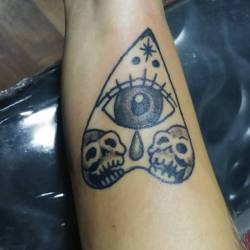 Planchette. Don’t get possessed.    Thank youu.    #ink