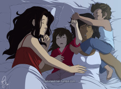 hazurasinner:More Korrasami family! We know that adopted kids