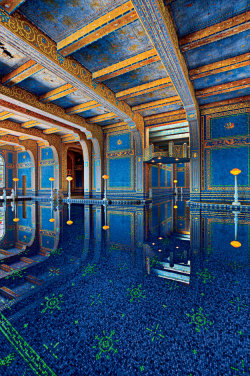 enochliew: Hearst Castle by Julia Morgan The indoor mosaic-tiled