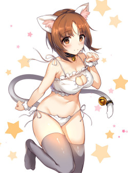 C is for Cat Girl.