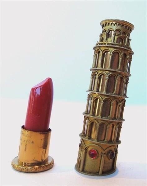 blondebrainpower:1940′s Leaning Tower of Pisa Lipstick by Merle