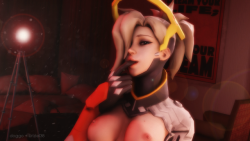 uriziel38nsfw: Mercy continues to have fun.   My friend, uh,