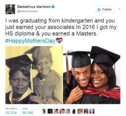 black-to-the-bones: So proud of both of them. Black Moms are