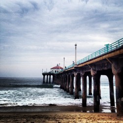 at Manhattan Beach Pier