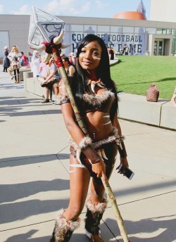 ablissfulstate:  More of my Nidalee cosplay. Maybe the last…maybe