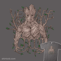 shirtoid:  We Are Groot by SugarPoultry is ป for a limited