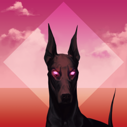 ernestosart: Dog God from Hyper Light Drifter 