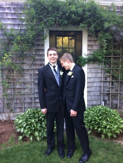 living-the-gay-dream:  Me and my boo before prom! 