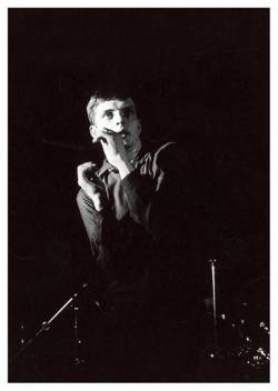 Ian Curtis of Joy Division at The Russell Club, Hulme, Manchester,