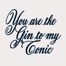 visualgraphc:  Gin Tonic, a love story by Maria Montes