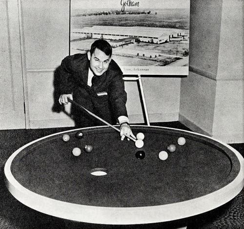 danismm:Arthur P. Frigo and the elliptical pool table he invented,