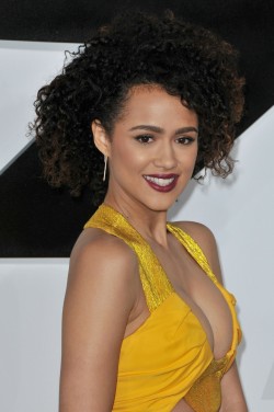 famoustits23:  220 NATHALIE EMMANUEL Age 27. Bra size 32B Set