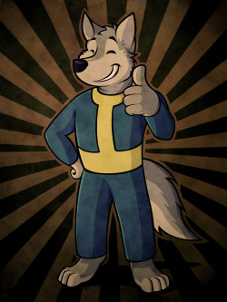 sfwfurry:  Vault Dog by Dream and Nightmare 