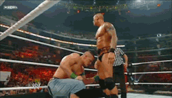 dick-craver:  Cena aching to suck Randy’s dick.